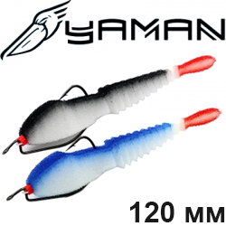Yaman Water Troll Polliwog 120мм на офсетном крючке №4/0