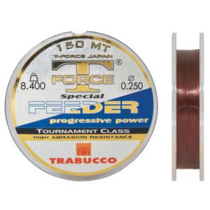 Леска Trabucco T-Force Special Feeder NEW, Dark Brown 150m - 0.185mm 4.60kg