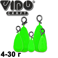 Vido Craft Набор крашеных грузов "Колокол" Зеленый