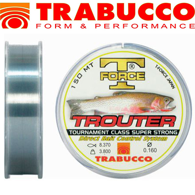 Trabucco T-Force Trouter, Light Grey 150m