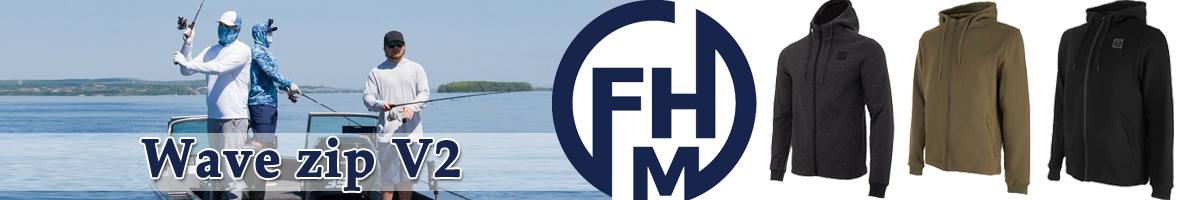 Худи FHM Wave zip V2 Черный