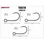 Крючки Decoy Trouting Single 28 #4