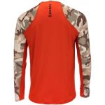 Термофутболка Simms SolarVent, Woodland Camo Sandbar, L