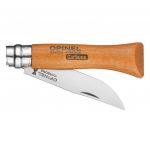 Нож складной Opinel №3 VRN Carbon Tradition (карбоновая сталь, рукоять бук, длина клинка 4 см)