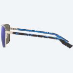Очки поляризационные Costa Wader 580P Brushed Silver/Blue Mirror 580P
