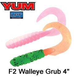 YUM F2 Walleye Grub 10см