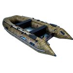 Моторная лодка с жестким полом Gladiator HD 430 AL CAMO