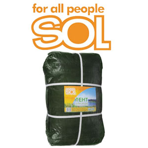Sol Тент зеленый терпаулинг