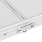 Стол складной Nisus 120x60 (Сталь) без чехла (T-N-21407-S)