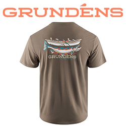 Grundens Drift Boat SS T-Shirt, Otter