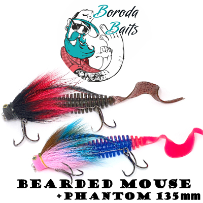 Boroda Baits Bearded Mouse (phantom 135 mm)