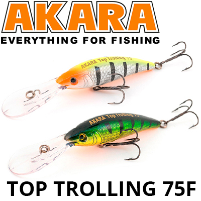 Akara Top Trolling 75 мм 12 гр.