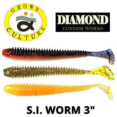 Grows Culture Diamond S.I. Worm 3"