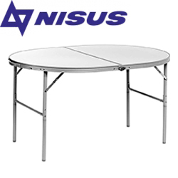 Nisus Folding oval table, alu (N-FTO-21407A)