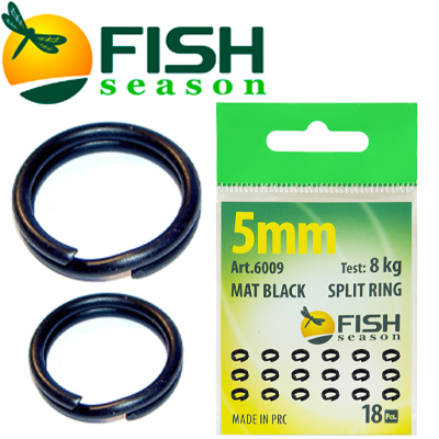 Fish Season Кольцо тёмное матовое