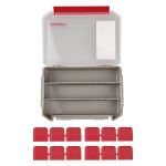 Коробка для приманок Ruzza 205x145x40мм 12 перемычек