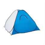 Палатка зимняя автомат Premier Fishing 1,5*1,5 бело-голубая дно на молнии (PR-D-TNC-038-1.5)