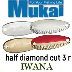 Mukai Keiryu Iwana 3.0g (Wave) half diamond cut