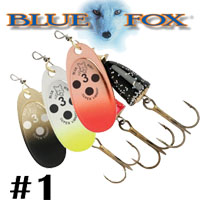 Blue Fox Vibrax Bullet Flake #1 (BFFL1) 