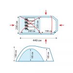 Палатка Tramp Anaconda 4 (V2) зеленый