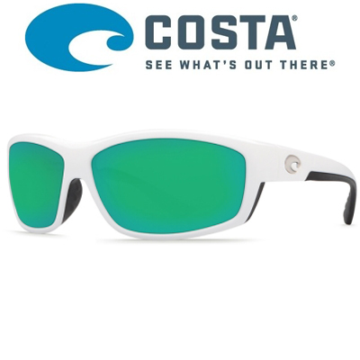 Costa Saltbreak 580 P White Frame/Green Mirror