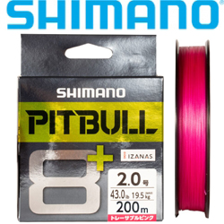 Shimano LD-M61T PITBULL 8+ 200m Red