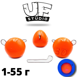 Груз UF Studio «КАПЛЯ» эксцентрик Оранжевый UV