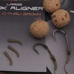 Трубка изогнутая для крючка Gardner Covert Hook Aligner (L) C-THRU BROWN (10шт) *NEW* CHABL