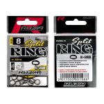 Кольцо заводное Ruzza Split Ring Black №8 10шт