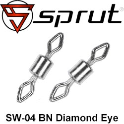 Sprut SW-04 BN Diamond Eye Rolling Swivel