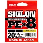 Плетёный шнур Sunline Siglon PE×8 200m (Light Green) #0.6/10LB