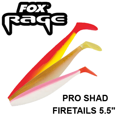 Fox Rage Pro Shad Firetails 5.5"
