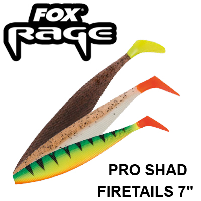Fox Rage Pro Shad Firetails 7"