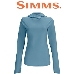 Simms Women's Bugstopper SolarFlex Hoody, Neptune