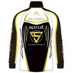 Футболка с длинным рукавом Sprut Team of Anglers II (Limited Edition) Black/White/Gold р. XL