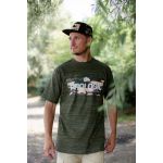 Футболка Prologic Bark Print T-Shirt Burnt Olive Green р.XXL