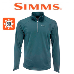 Simms SolarFlex Sport Half-Zip, Storm