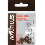 Вертлюг Nautilus Rolling Swivel 0101 size # 6 тест 27кг