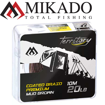 Mikado Territory Coated Braid Premium Mud Brown 10м