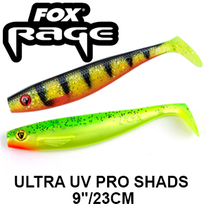Fox Rage Ultra UV Pro Shads 9"/23cm