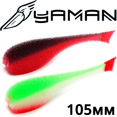 Поролоновая приманка Yaman с силиконовой вставкой 105мм