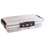 Коробка водонепроницаемая Plano 374110 Wproof 1-4 Adj Clear W Blk Latch (1563729)