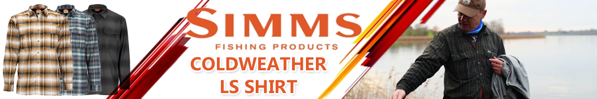 Simms Coldweather LS Shirt, Atlantis Steel Plaid