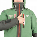 Костюм-поплавок мужской зимний ХСН "Rescuer III New" (98121-6) -45, hardguard, зеленый (красные молнии) 4