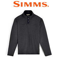 Simms Harbor Sweater, Black Heather