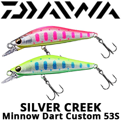 Daiwa Silver Creek Minnow Dart Custom 53S
