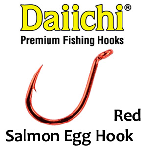 Daiichi Salmon Egg Hook Red