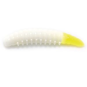 Силиконовая приманка Boroda Baits Salo 45 цв. Белый/Лимон, 8 шт./уп.