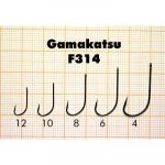 Крючок Gamakatsu F314 8P N/L Black №2