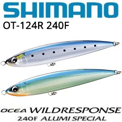 Shimano Ocea Wild Response 240F Aluminum Special OT-124R 240мм/137гр.